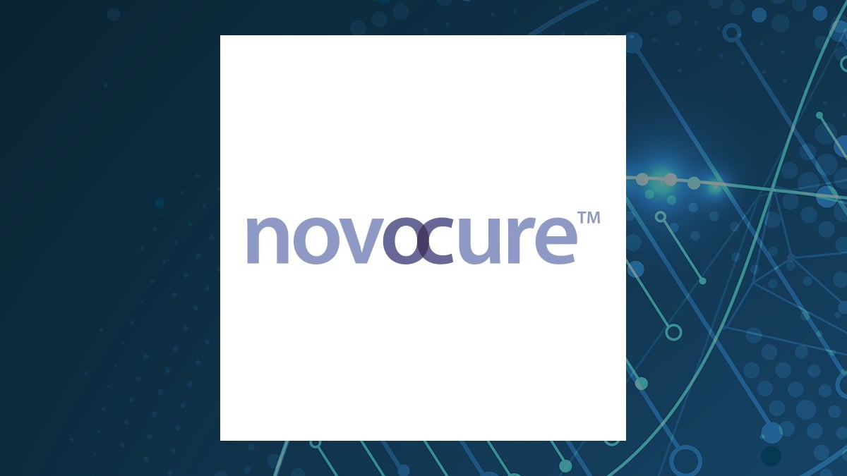 NovoCure logo with Medical background