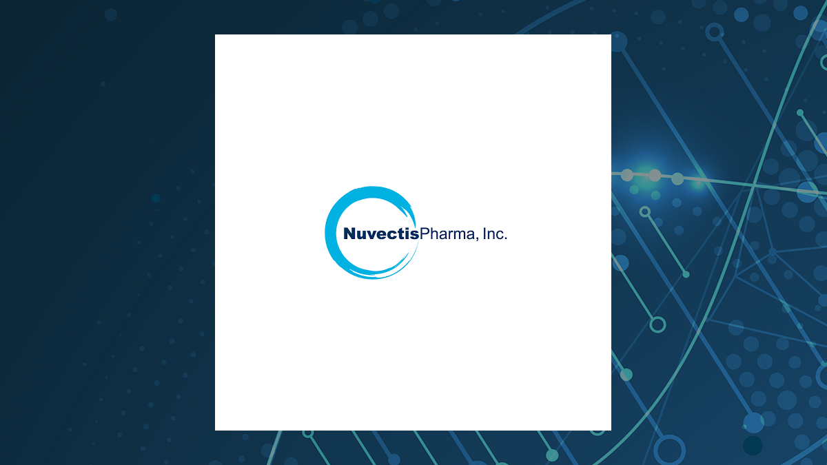 Nuvectis Pharma logo with Medical background