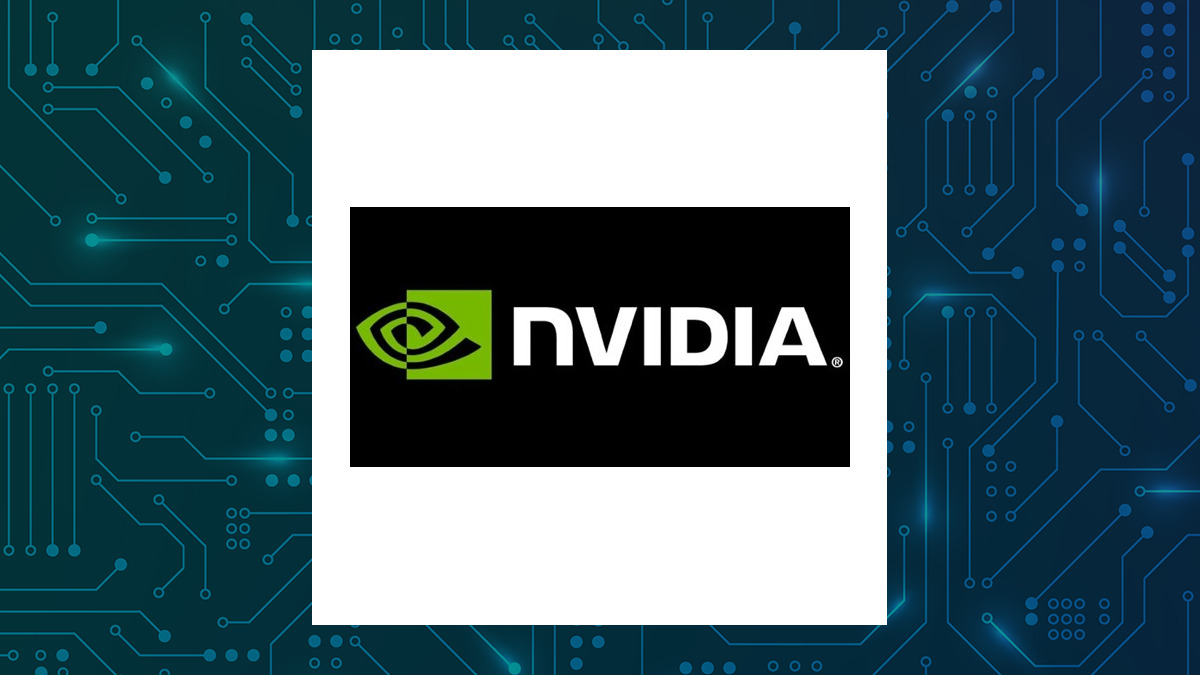 NVIDIA logo with Computer and Technology background