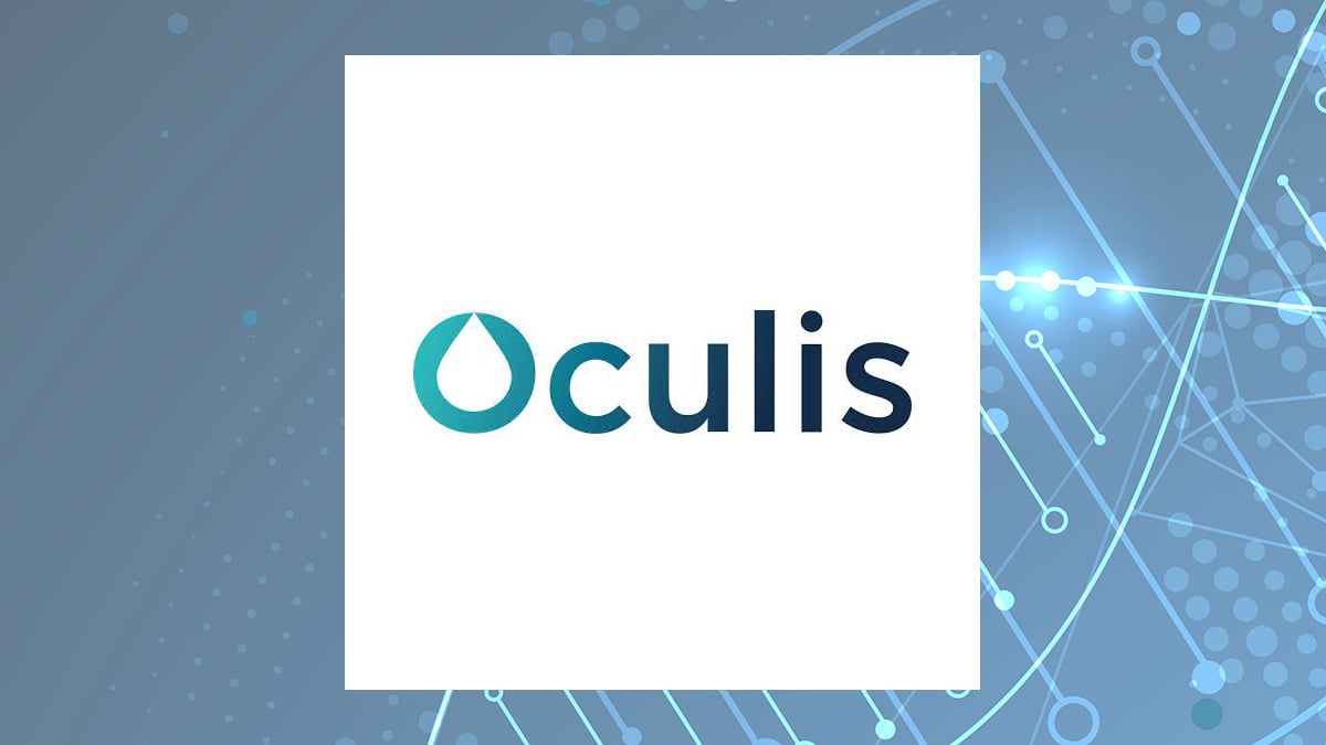 Oculis logo with Medical background