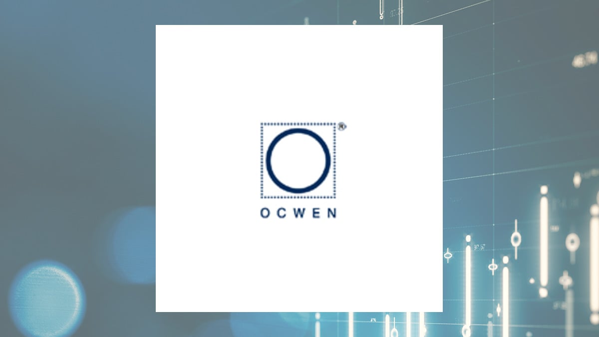 Ocwen Financial logo with Finance background