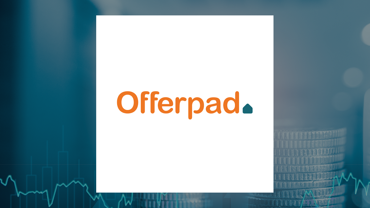 Offerpad Solutions logo with Finance background