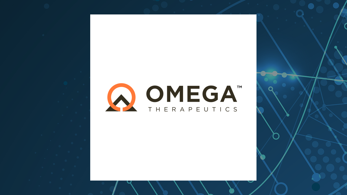 Omega Therapeutics logo with Medical background