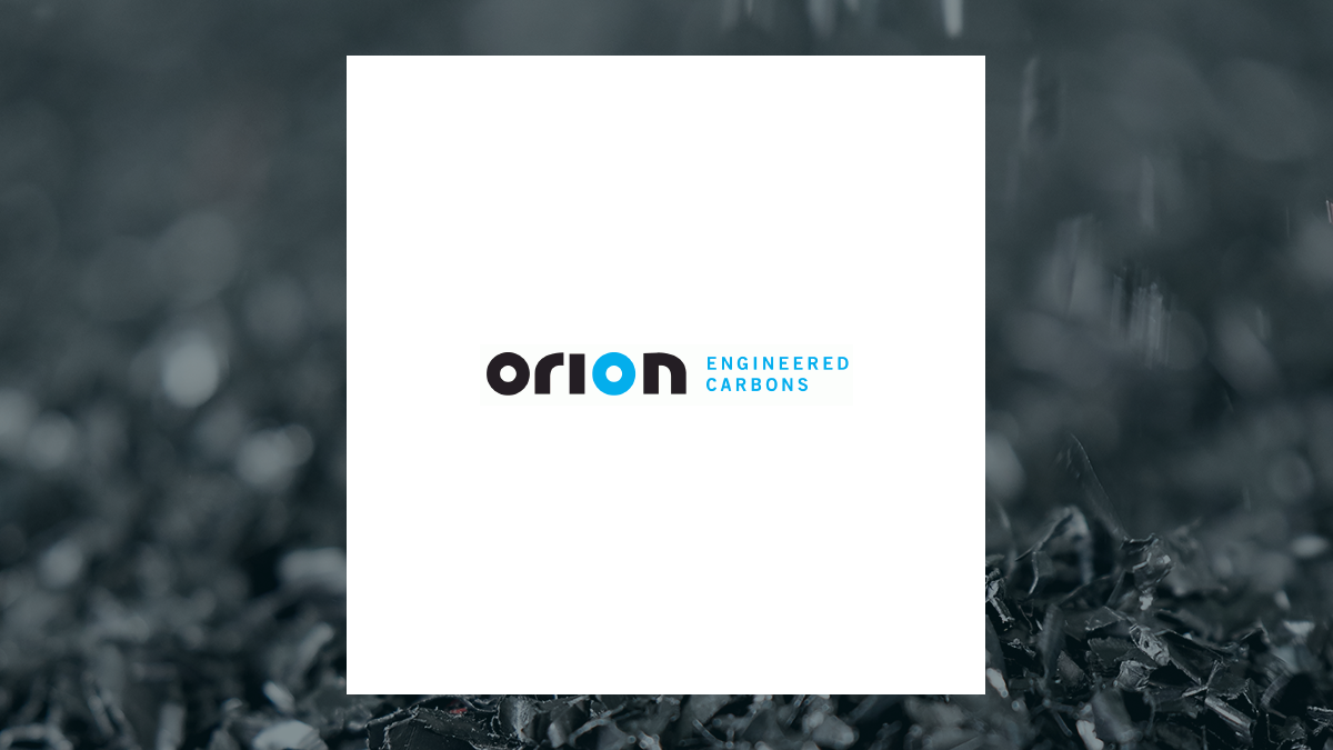 Orion logo with Materials background