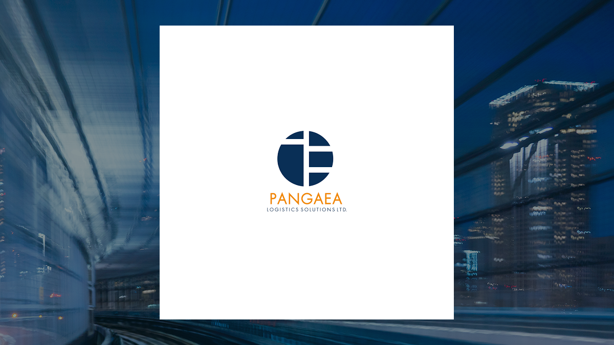 Pangaea Logistics Solutions logo with Transportation background