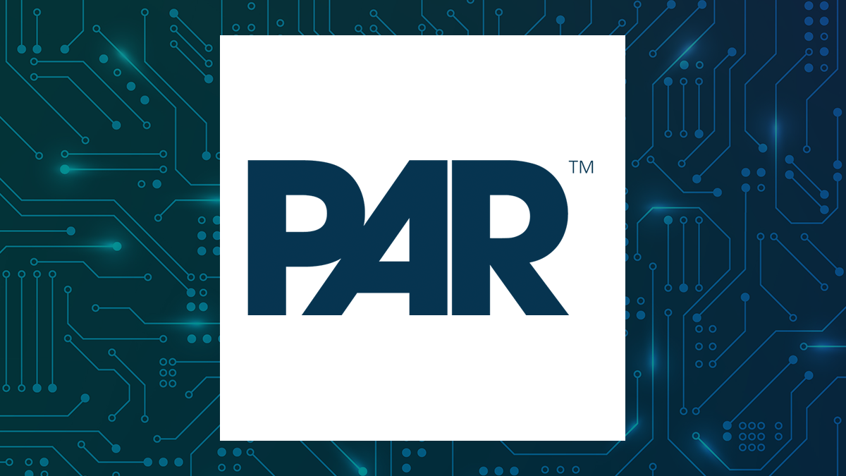 PAR Technology logo with Computer and Technology background