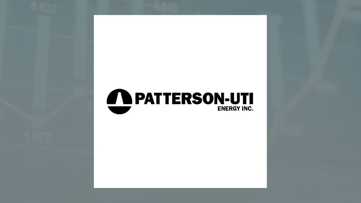 Patterson-UTI Energy logo with Oils/Energy background