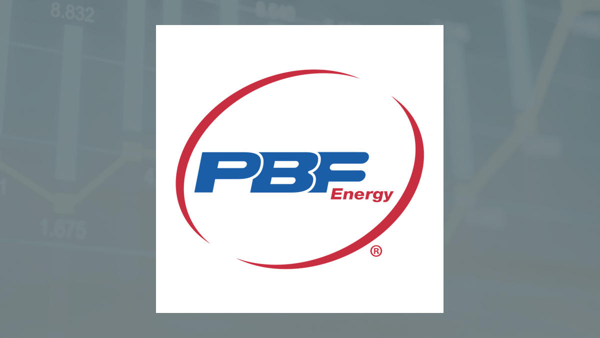 PBF Energy logo with Oils/Energy background