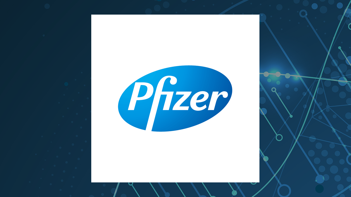 Logo Pfizer avec formation médicale
