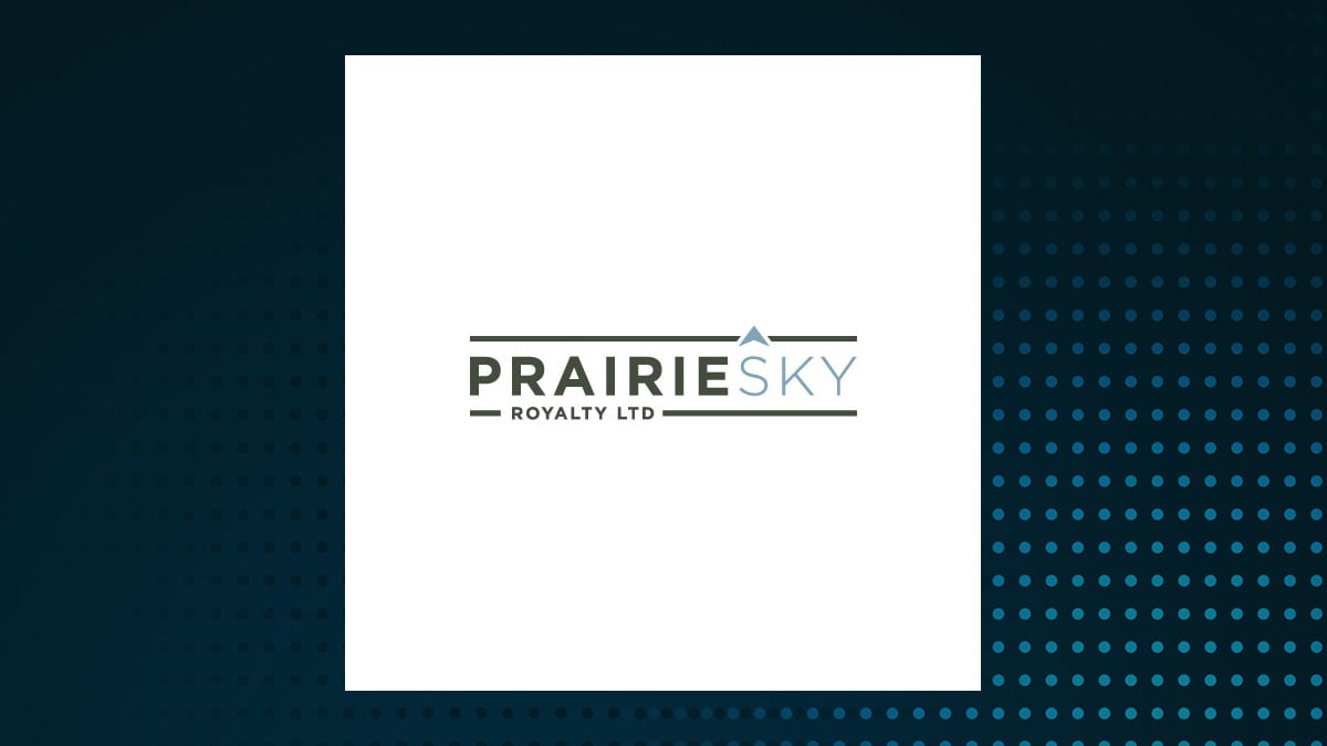 PrairieSky Royalty logo with Energy background