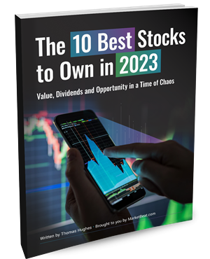 Cover of the 10 best stocks to own in 2023