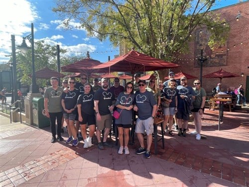 MarketBeat team at Disney World in Florida