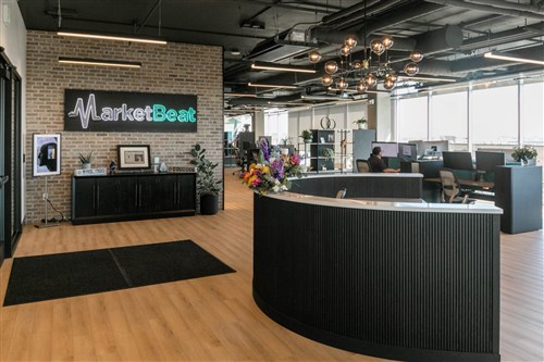 MarketBeat Office Entry Way