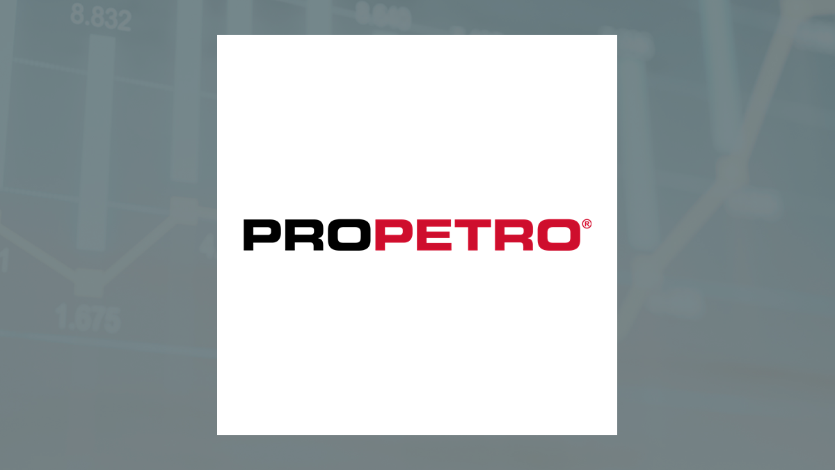 ProPetro logo with Oils/Energy background