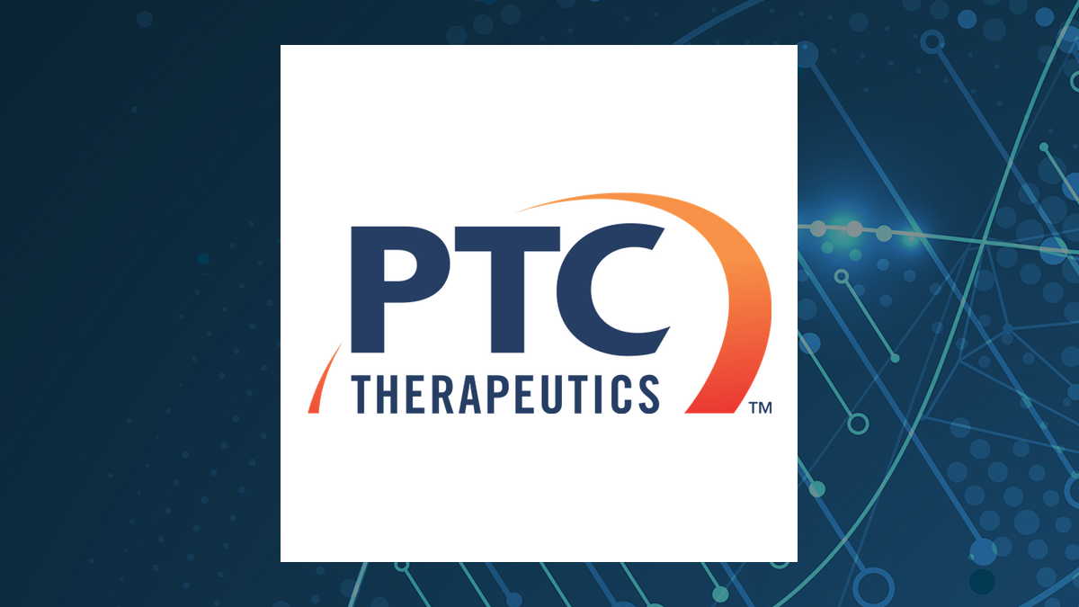 PTC Therapeutics logo with Medical background