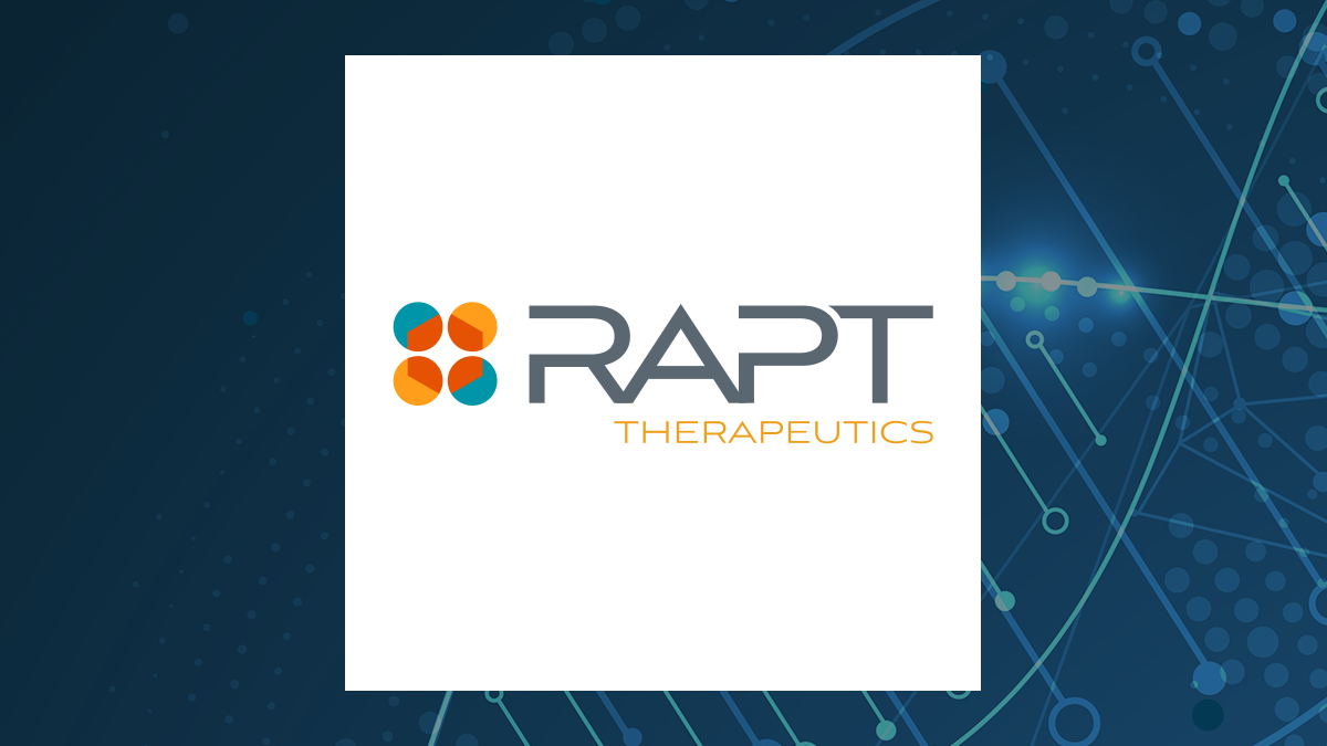 RAPT Therapeutics logo with Medical background