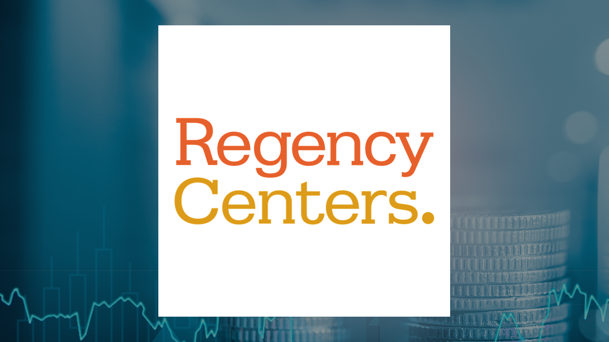 Regency Centers logo with Finance background