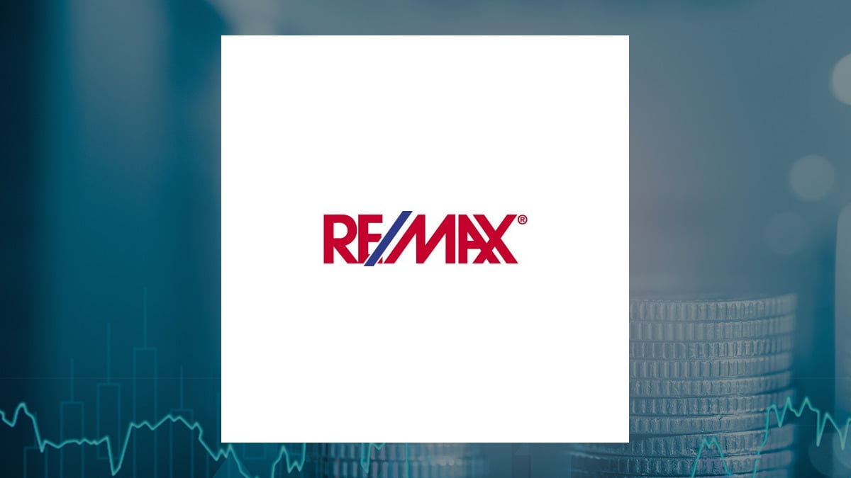 RE/MAX logo with Finance background