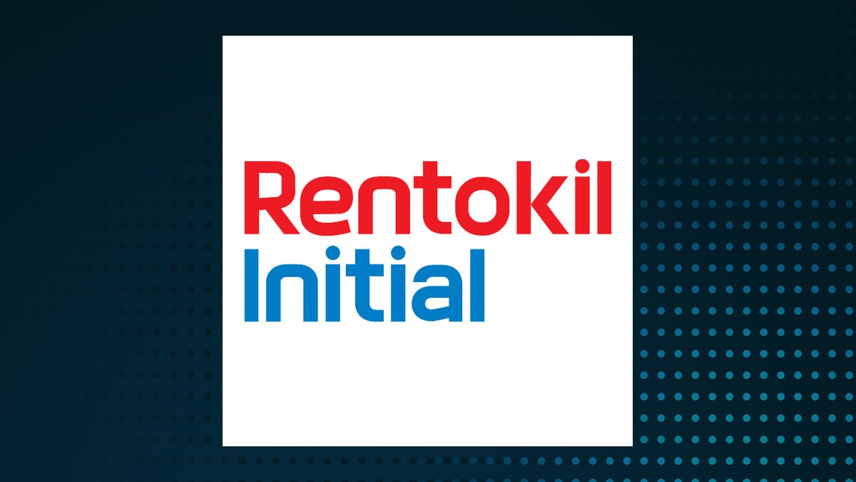 Rentokil Initial logo with Industrials background