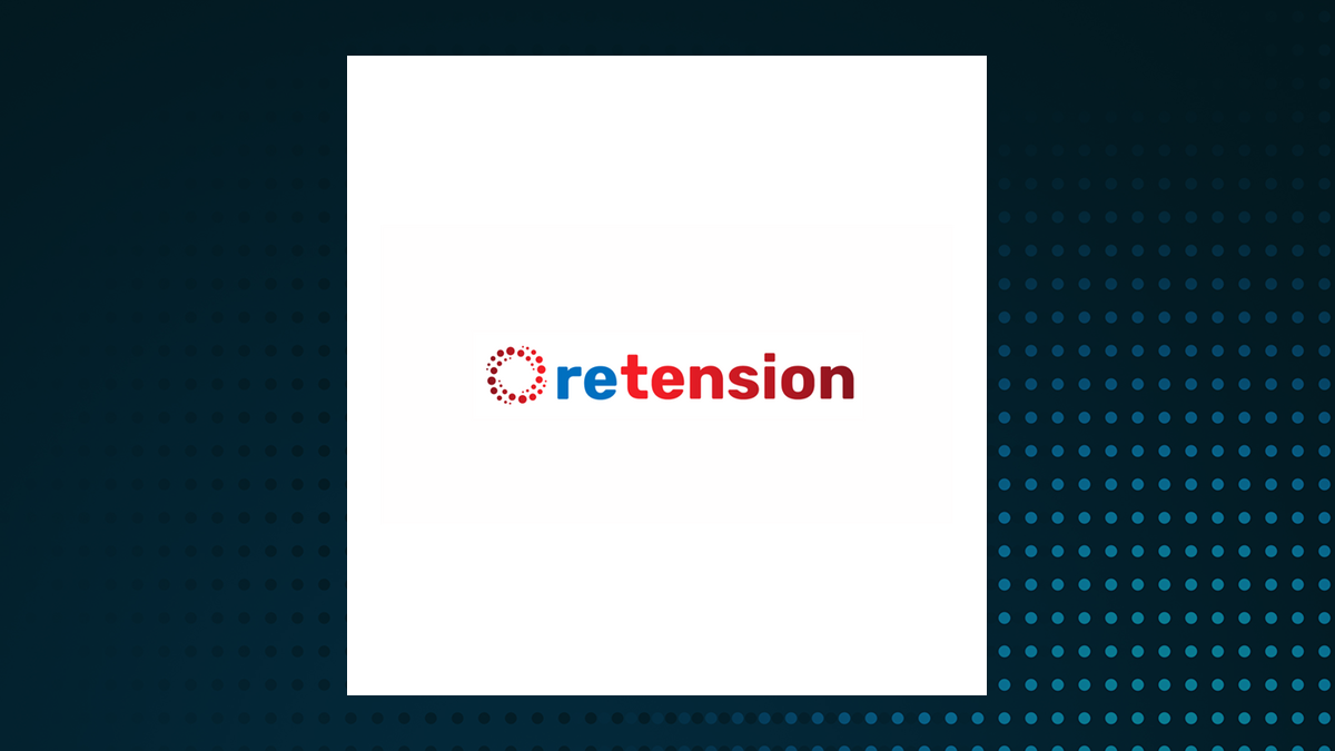 Retension Pharmaceuticals logo with background