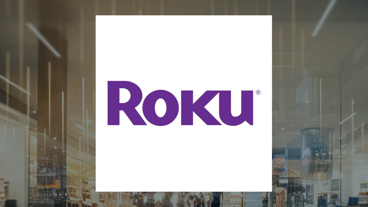 Roku logo with Consumer Discretionary background