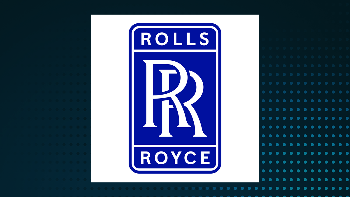 Rolls-Royce Holdings plc logo with Industrials background