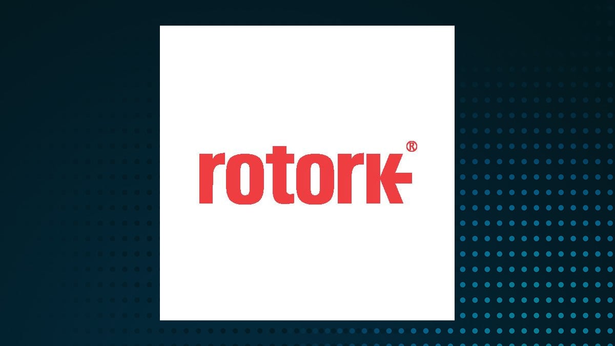 Rotork logo with Industrials background