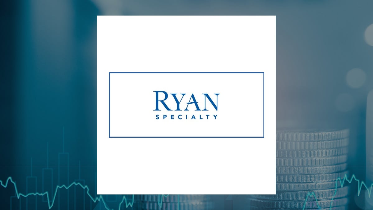 Ryan Specialty logo with Finance background