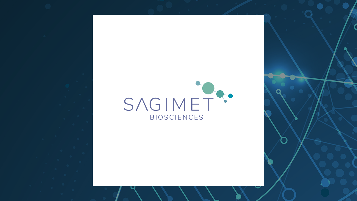 Sagimet Biosciences logo with Medical background