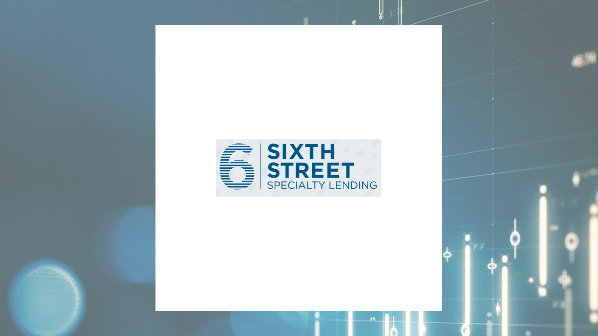 Sixth Street Specialty Lending logo with Finance background