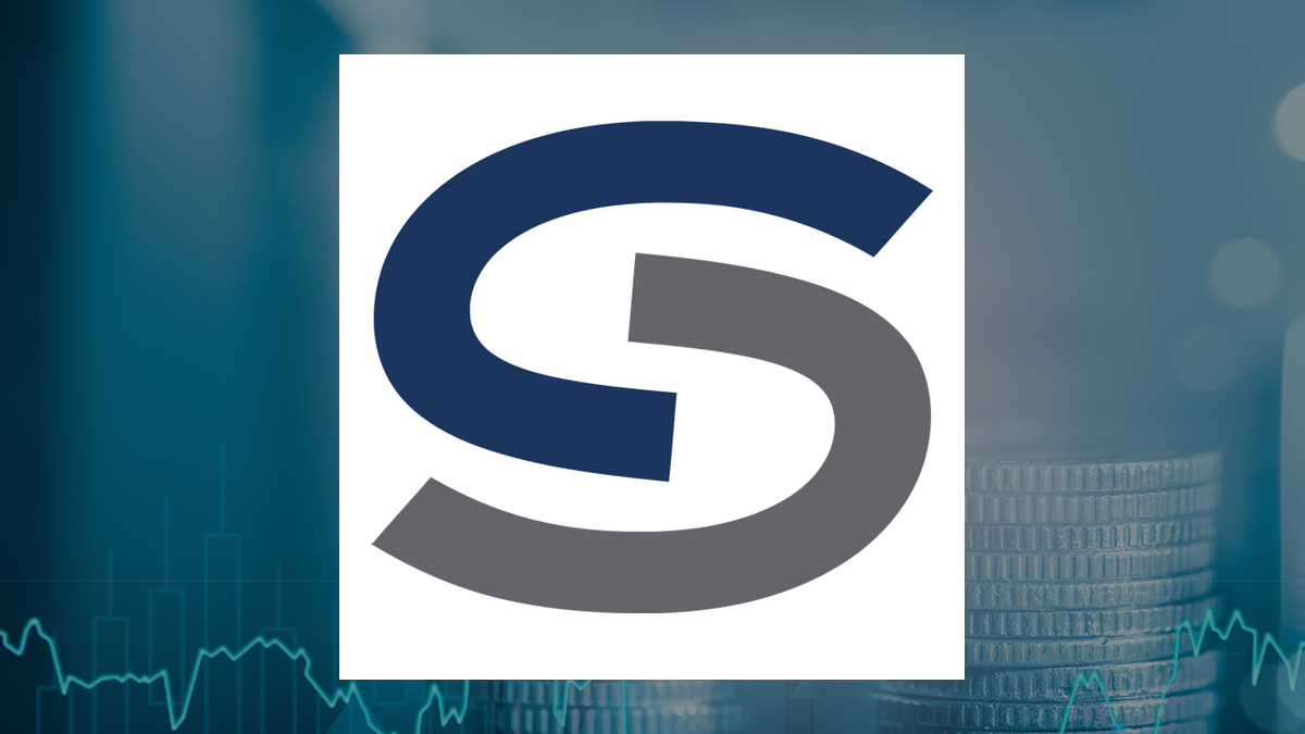 SLR Investment logo with Finance background