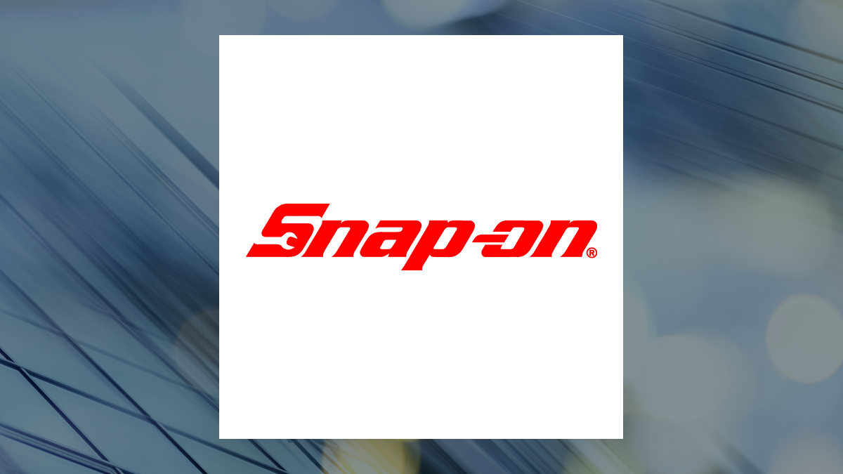 Snap-On logo with Industrials background