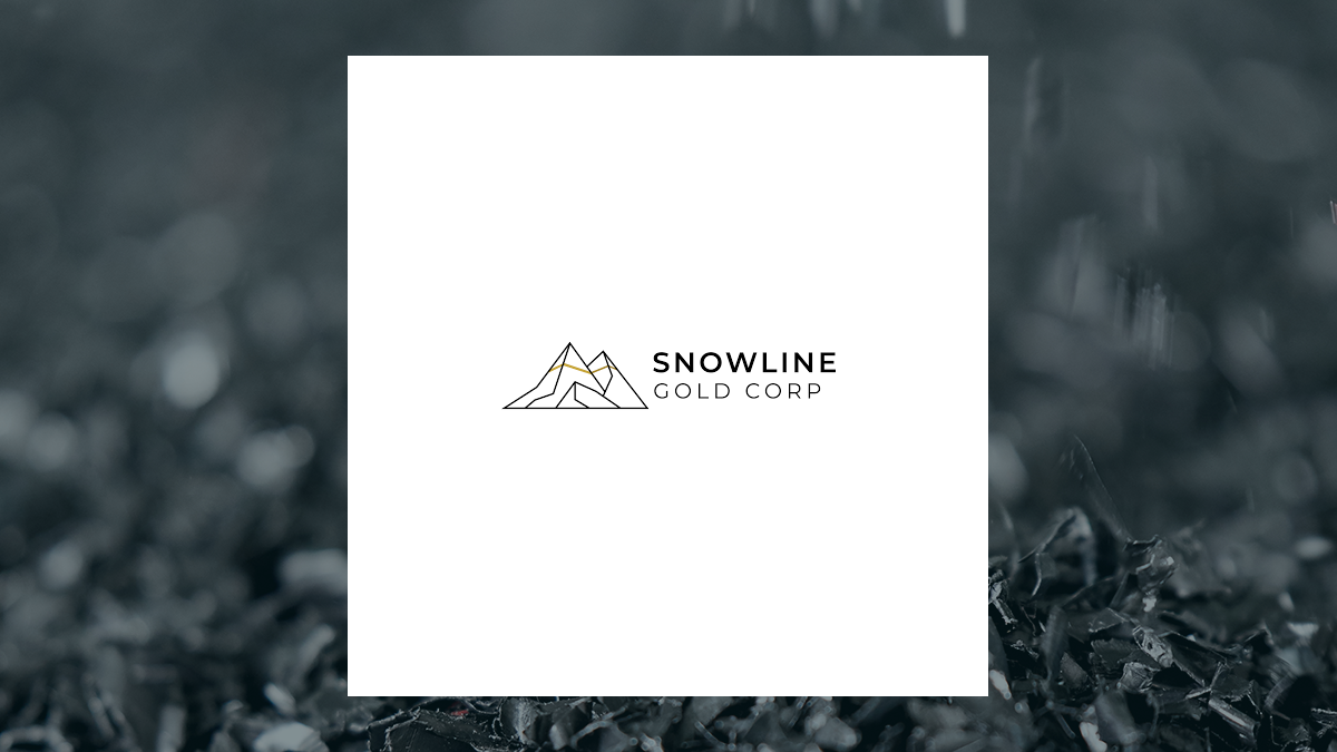 Snowline Gold logo with Basic Materials background
