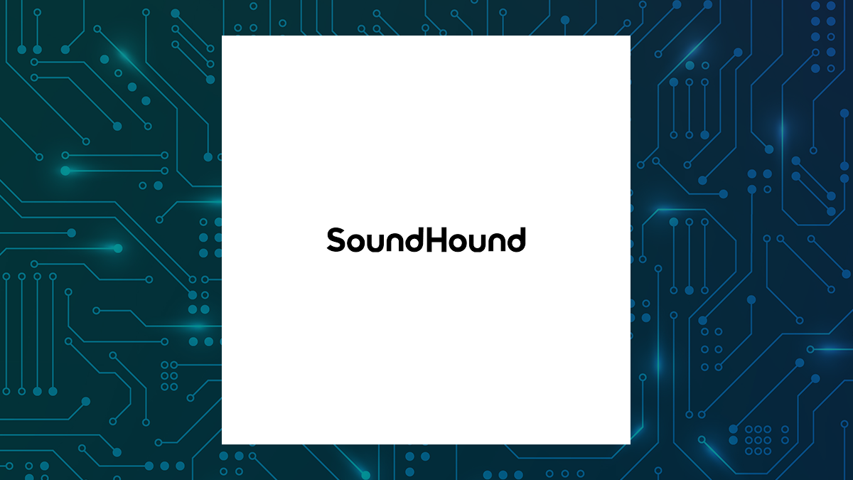 SoundHound AI logo with Computer and Technology background