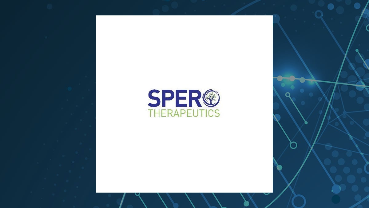 Spero Therapeutics logo with Medical background