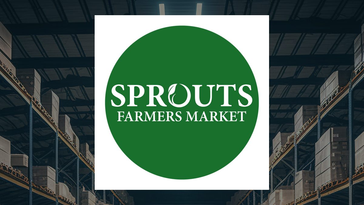Sprouts Farmers Market logo with Consumer Defensive background