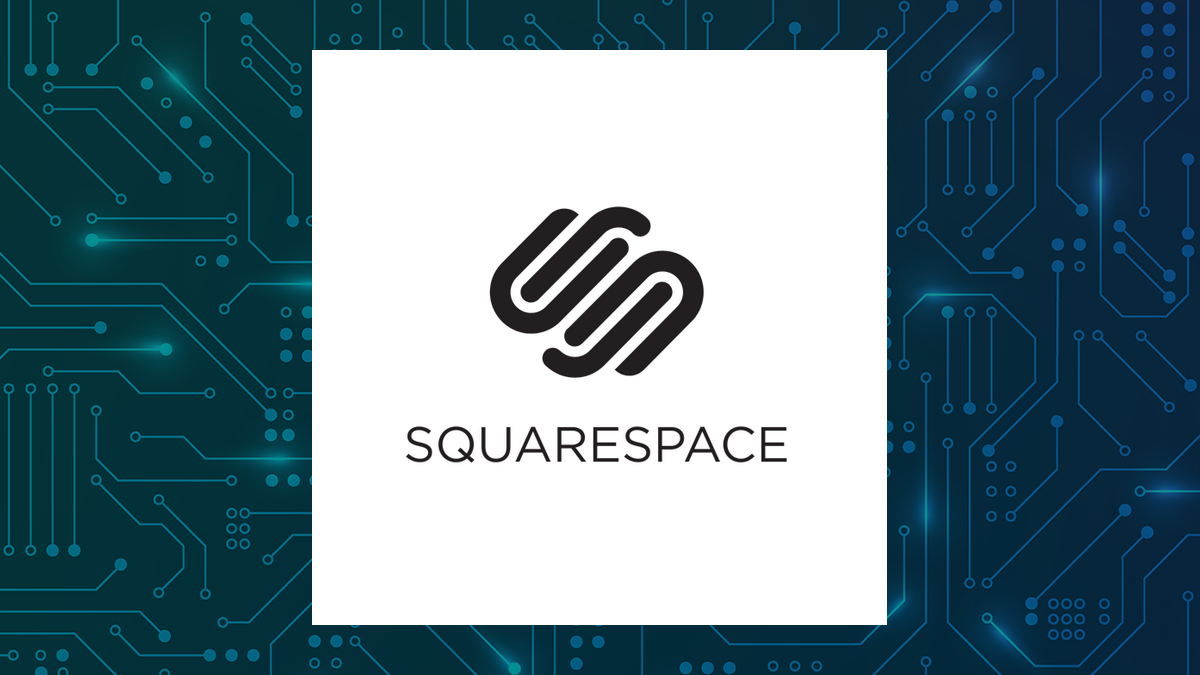 Squarespace logo with Computer and Technology background