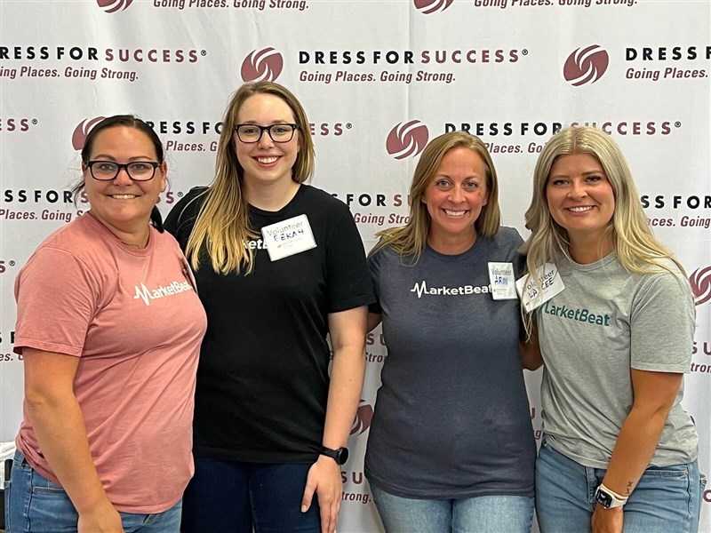 Volunteering at Dress for Success