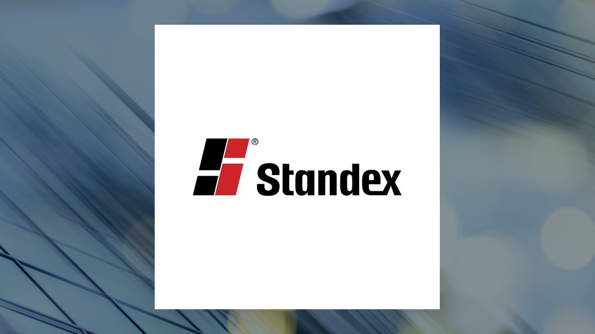 Standex International logo with Industrial Products background