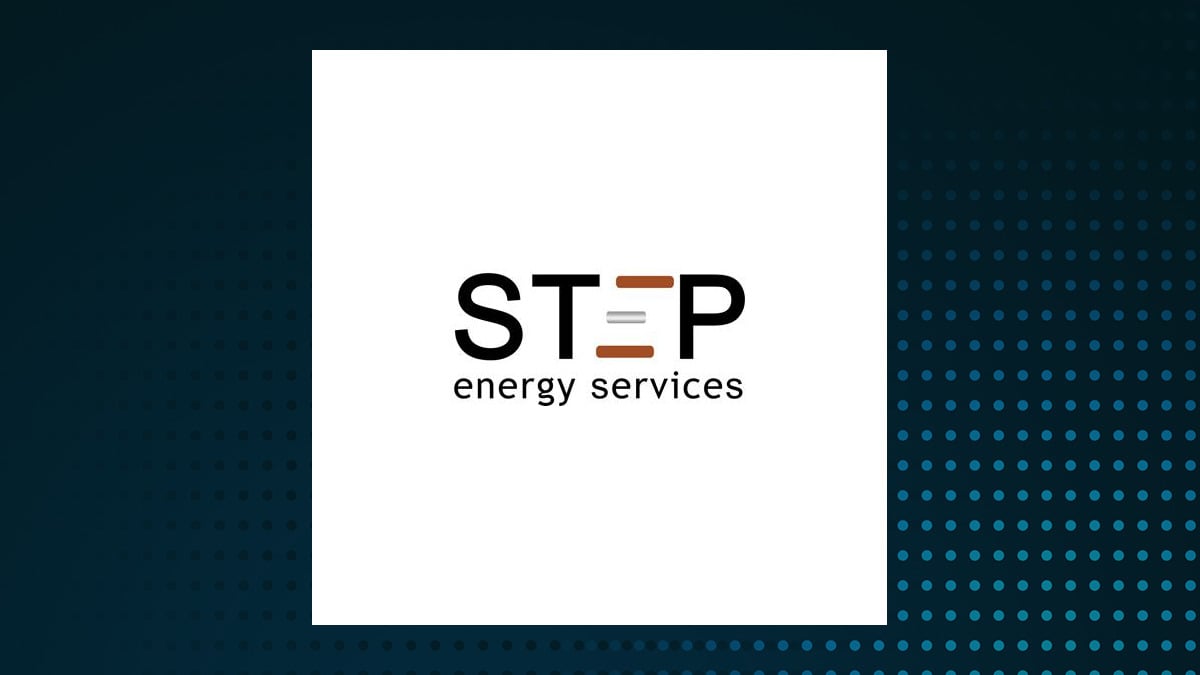 STEP Energy Services logo with Energy background
