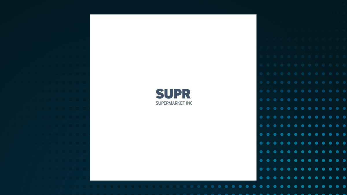 Supermarket Income REIT logo with Real Estate background