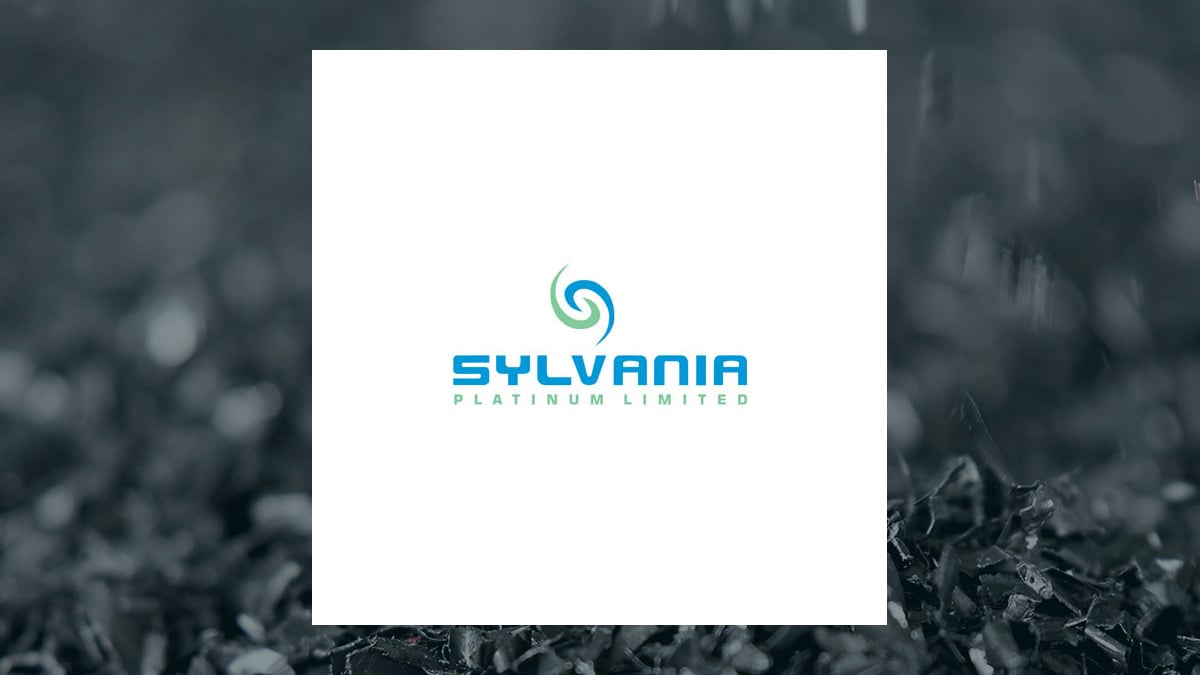 Sylvania Platinum logo with Basic Materials background