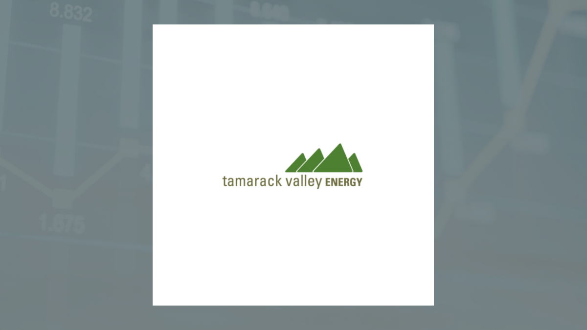 Tamarack Valley Energy logo with Oils/Energy background