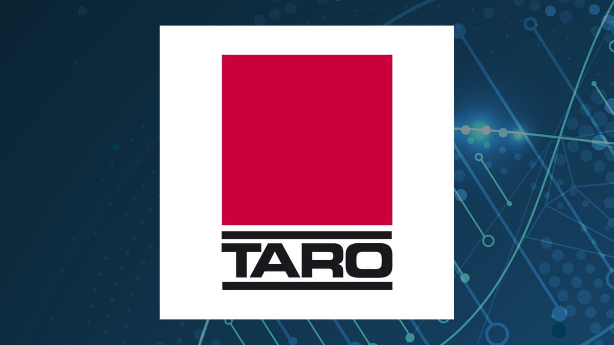 Taro Pharmaceutical Industries logo with Medical background