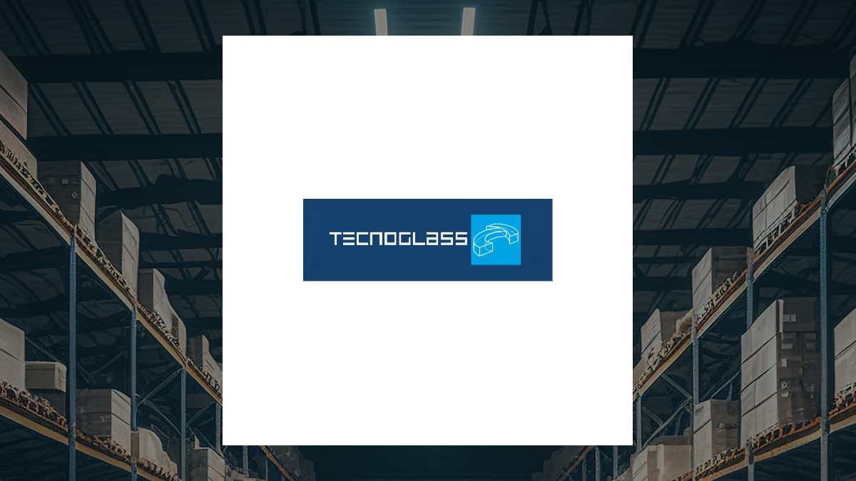 Tecnoglass logo with Retail/Wholesale background