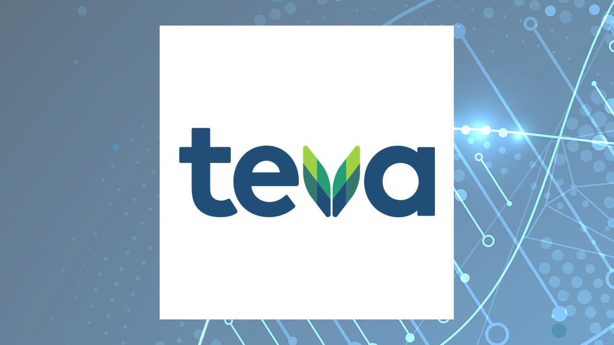 Teva Pharmaceutical Industries logo with Medical background