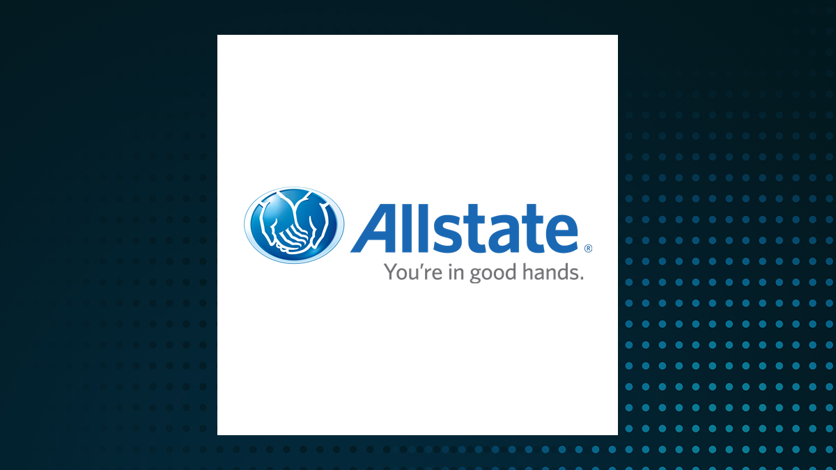 Allstate logo with Finance background