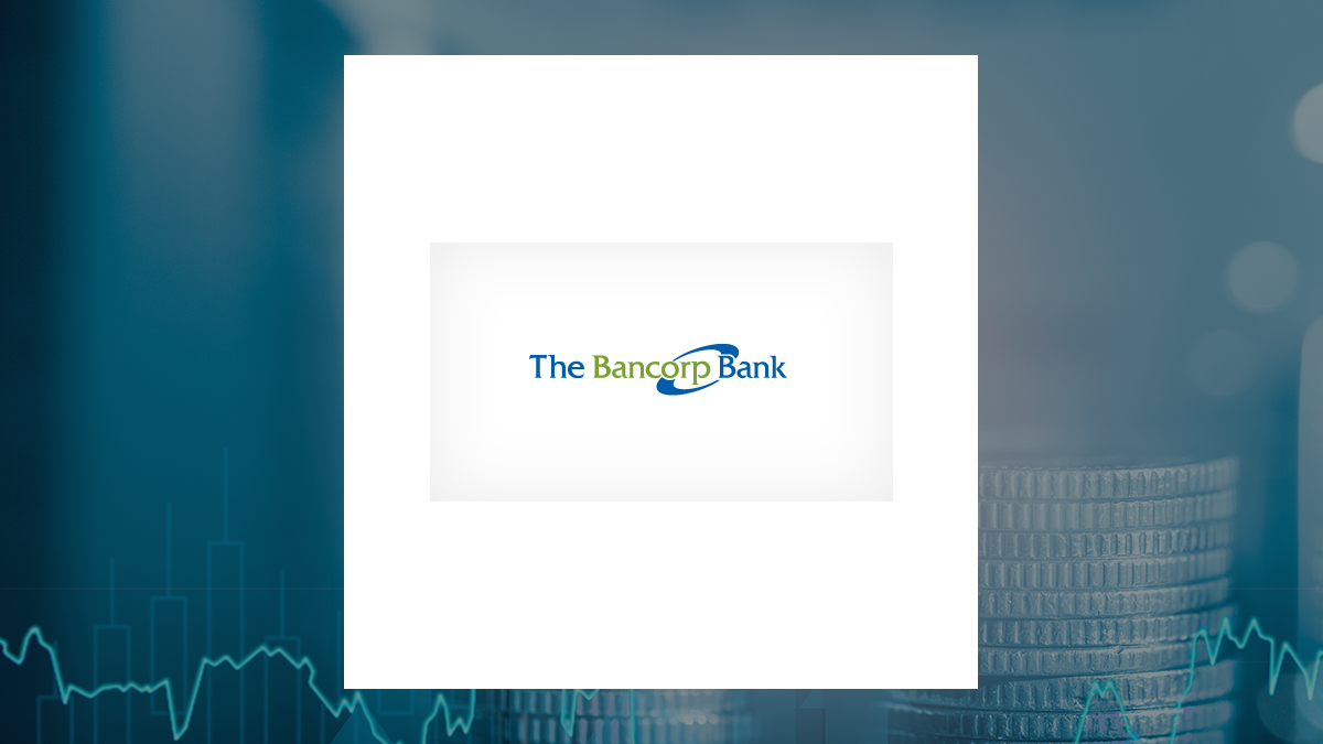 Bancorp logo with Finance background