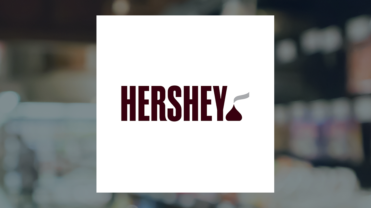 Hershey logo with Consumer Staples background