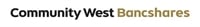 Community West Bancshares stock logo